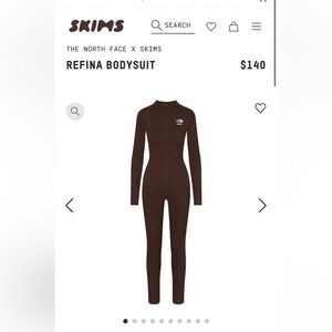 SKIMS x Northface Bodysuit